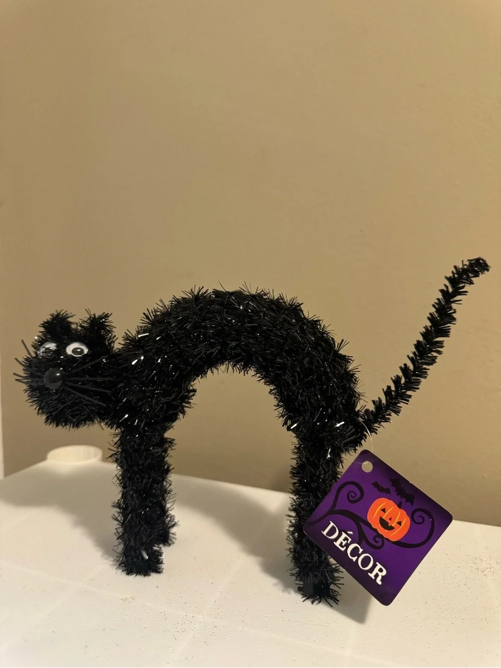 Halloween Decorative Black Spiders & Cat